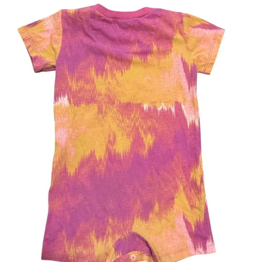 Nike Kids Bodysuit in Pink and Orange